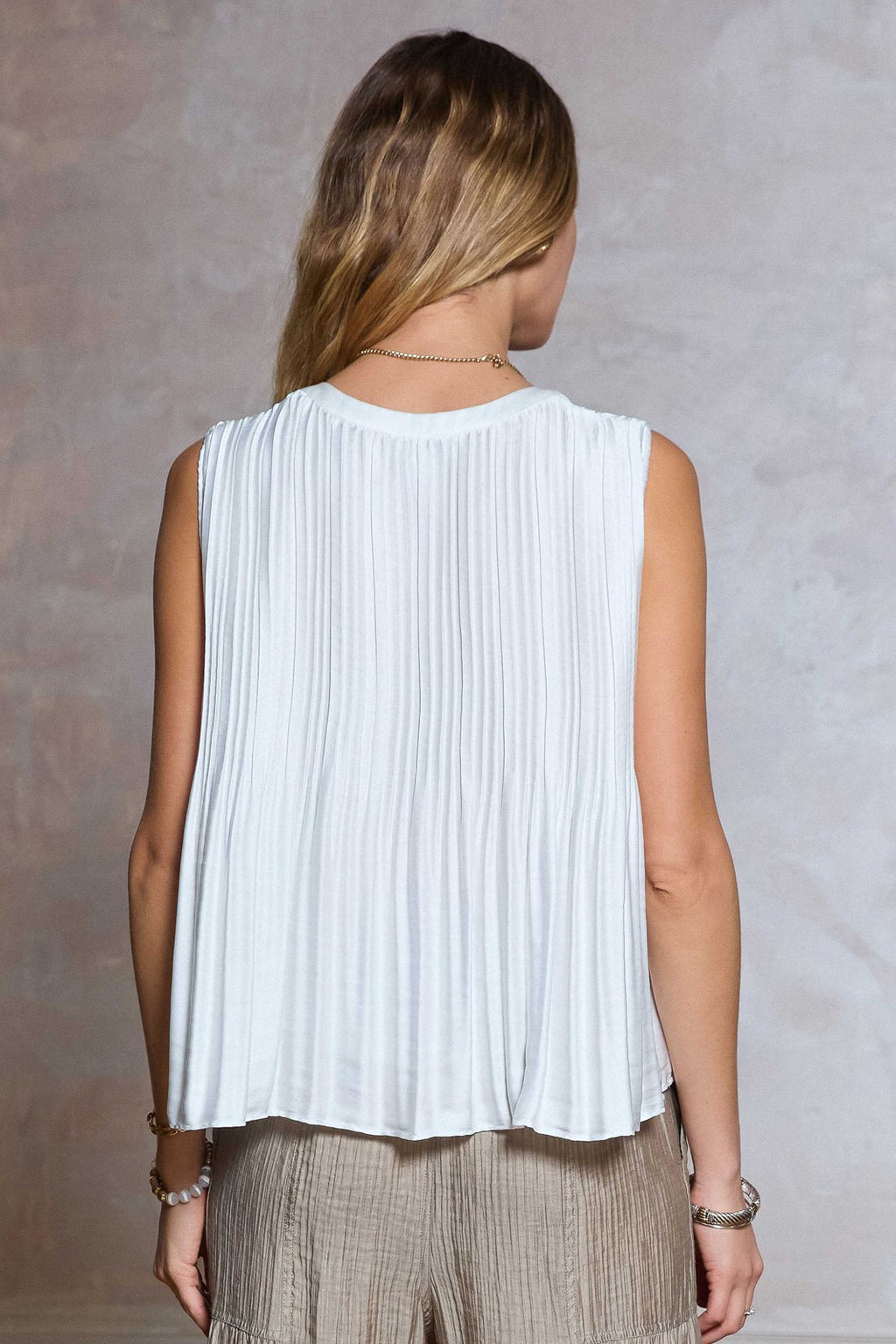 Marbella Pleated Top