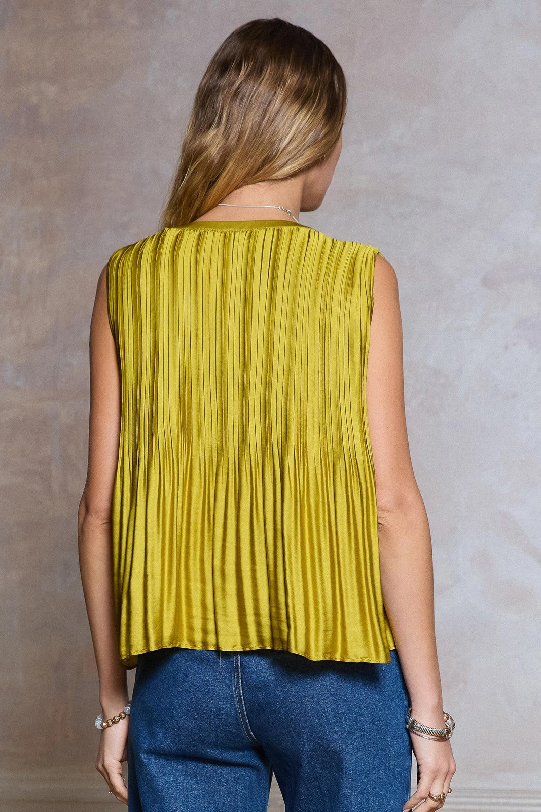 Marbella Pleated Top