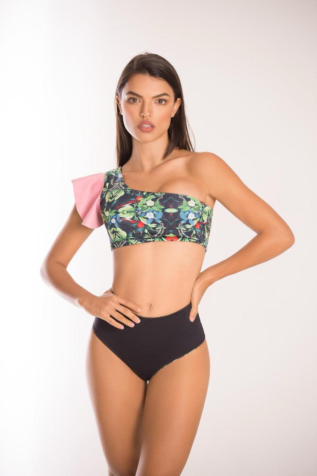 Forest Reversible Bikini Top