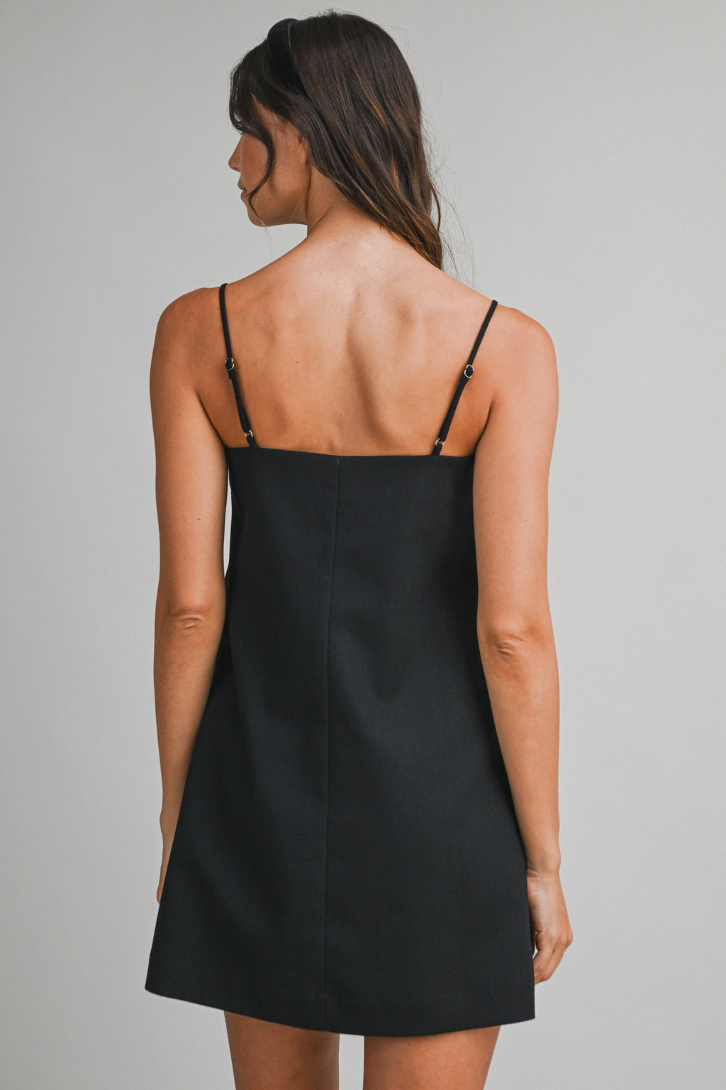 Luna Noir Bow Dress