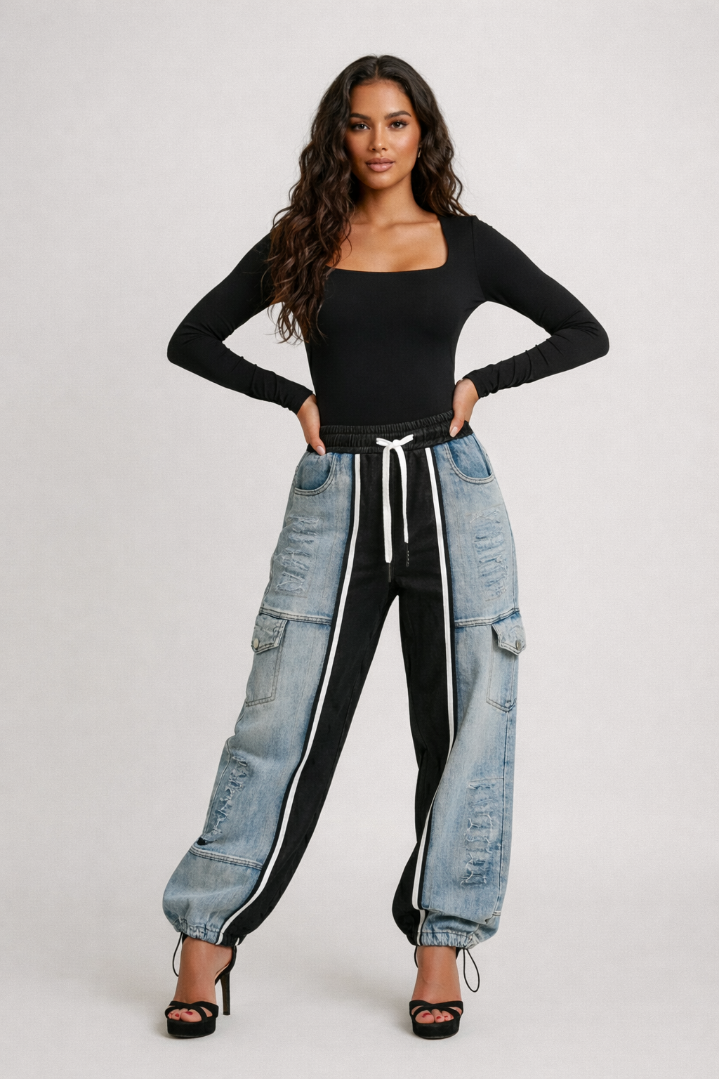 Luxe Denim Jogger