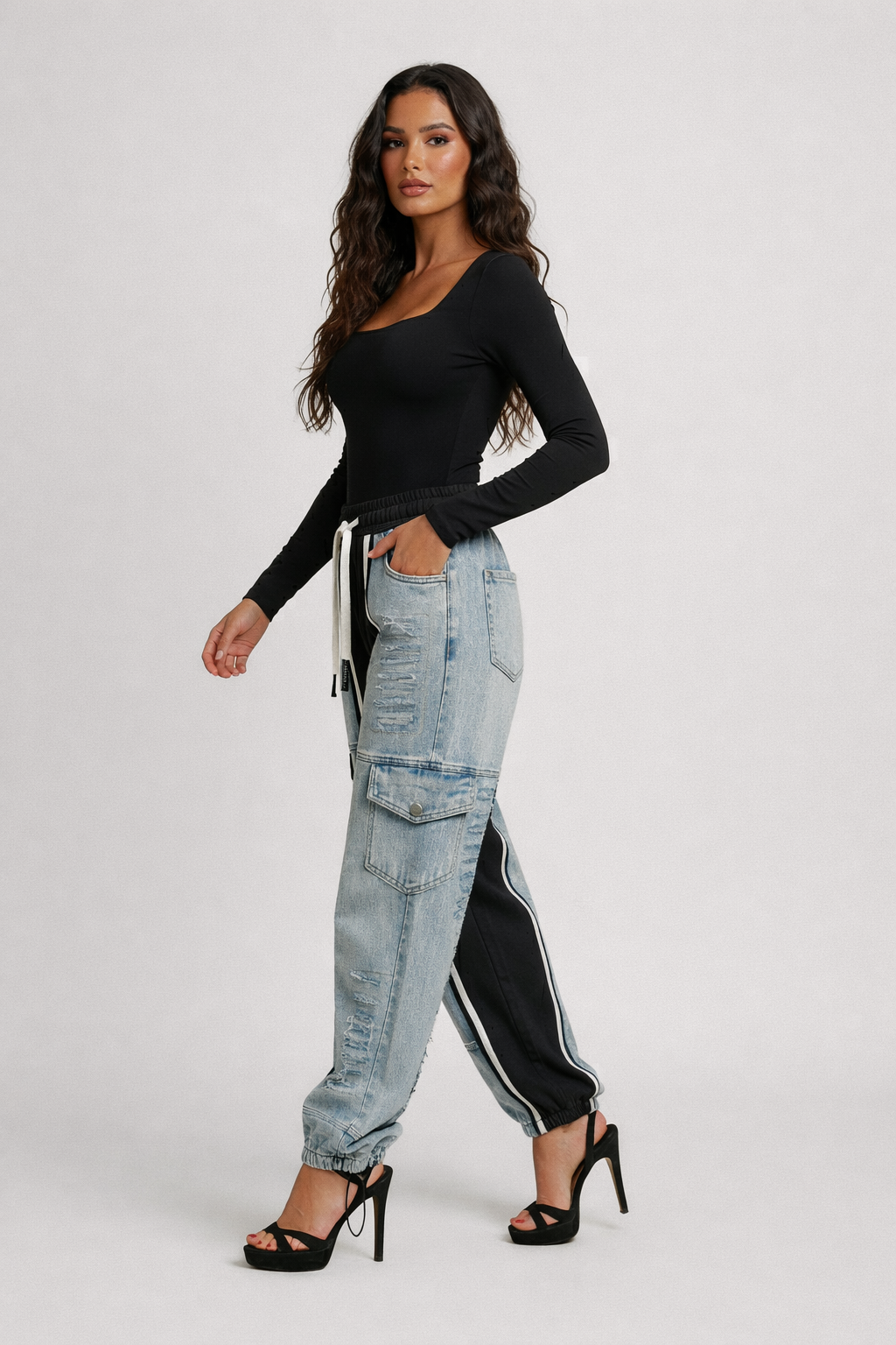 Luxe Denim Jogger