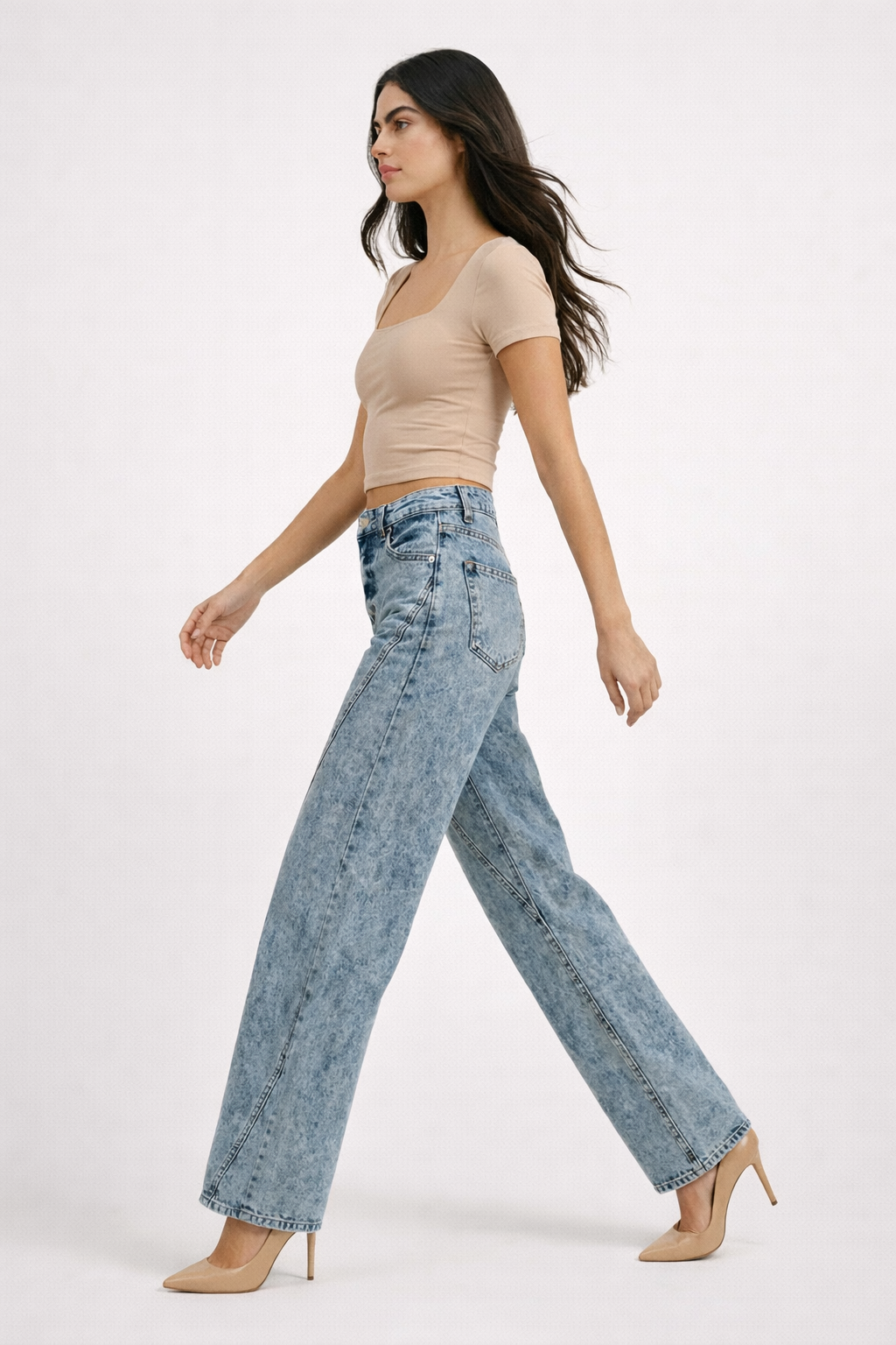 Sculpt Wide Leg Jean