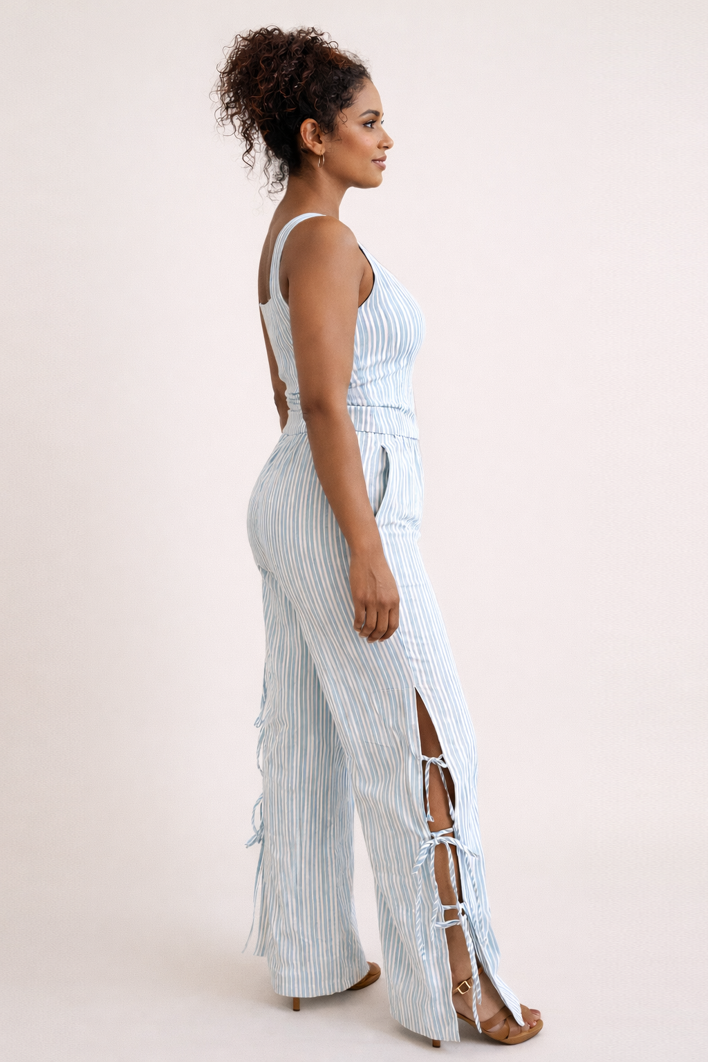 Azure Breeze Lace-Up Set
