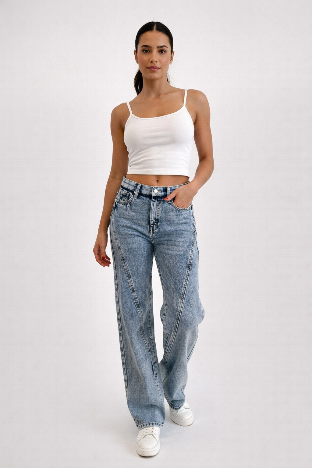 Sculpt Wide Leg Jean