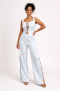 Azure Breeze Lace-Up Set
