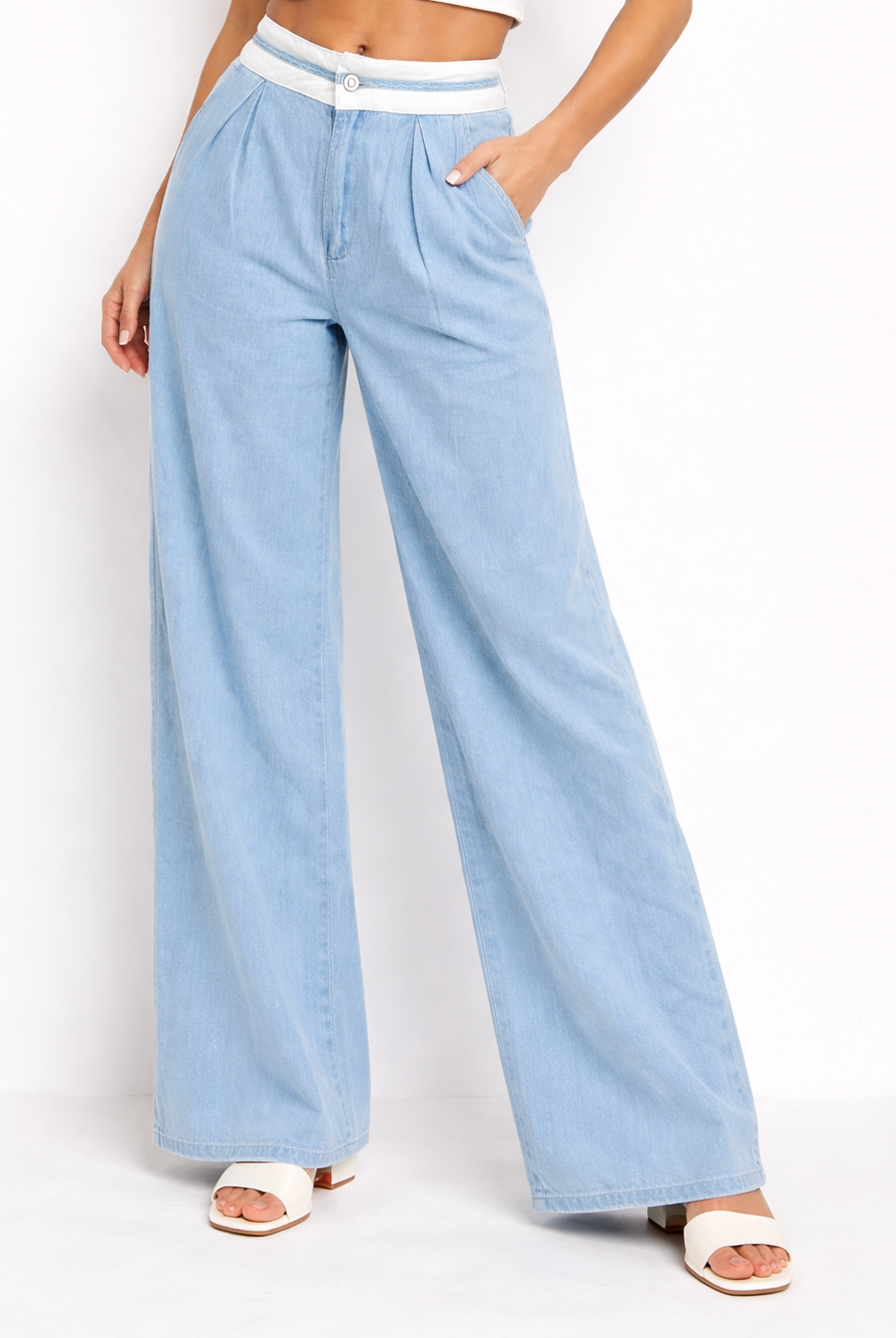 Soft Denim Duo Set
