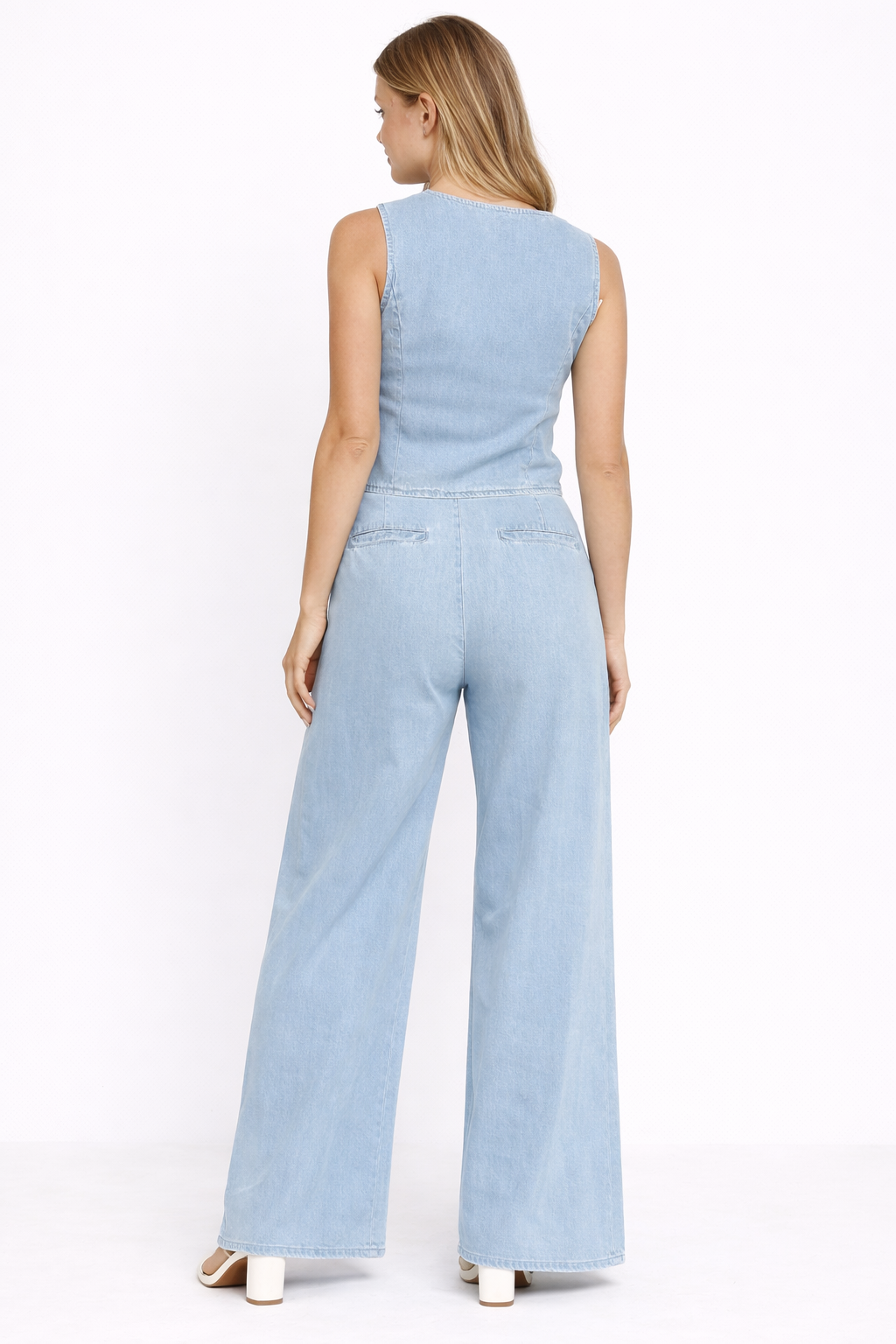 Soft Denim Duo Set