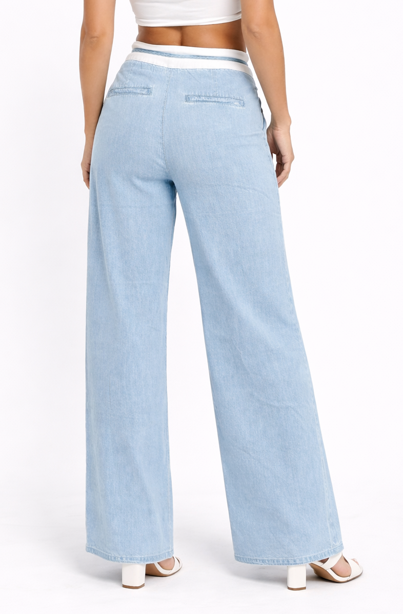 Soft Denim Duo Set
