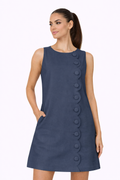 Breezy Linen Button Dress