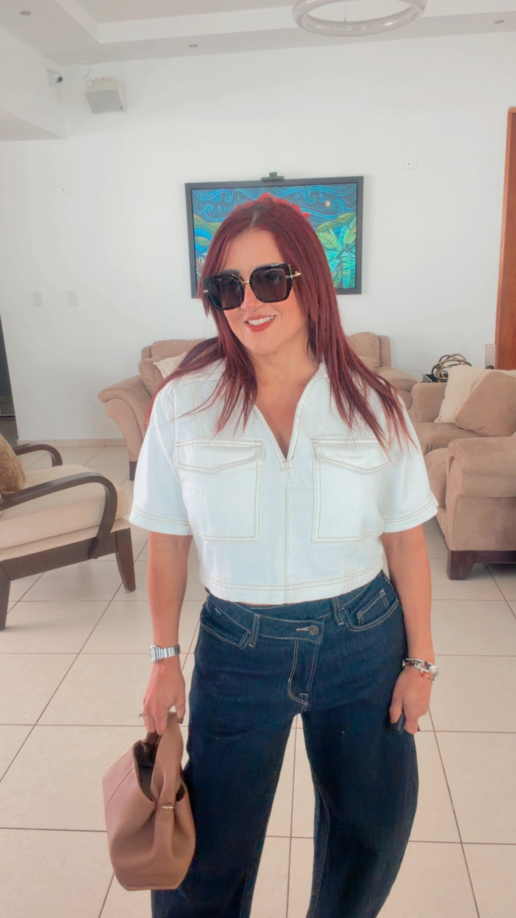 Perla del Sol Crop Top