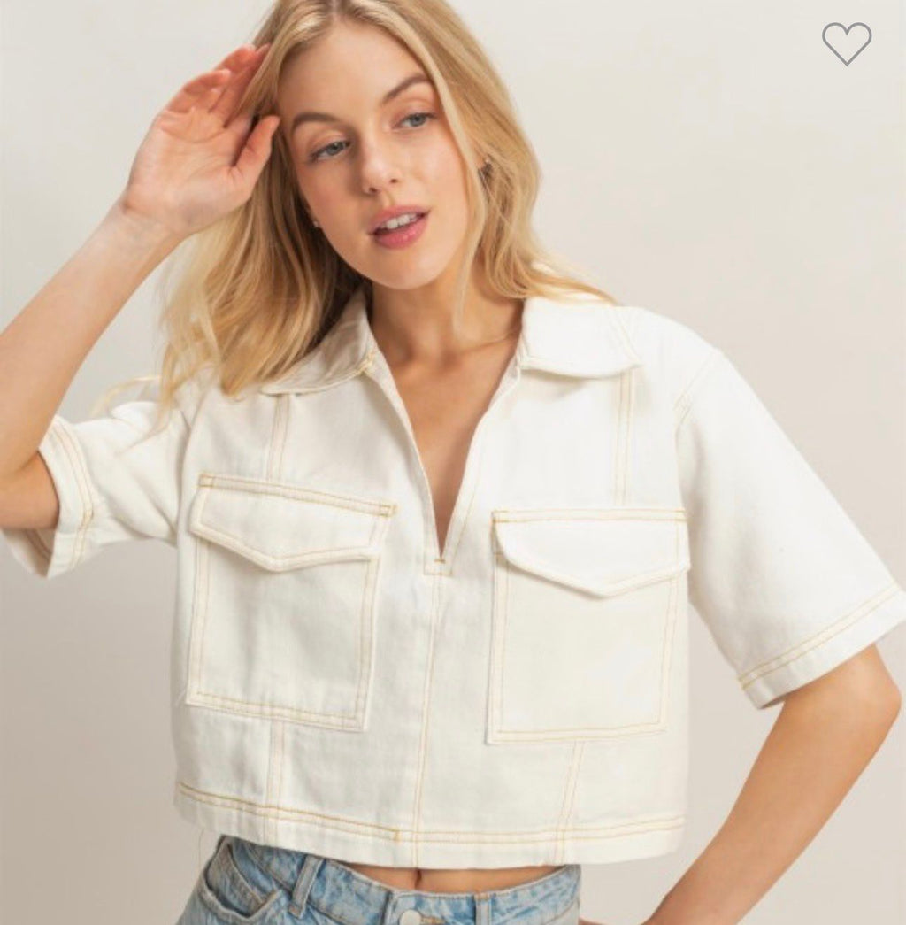 Perla del Sol Crop Top