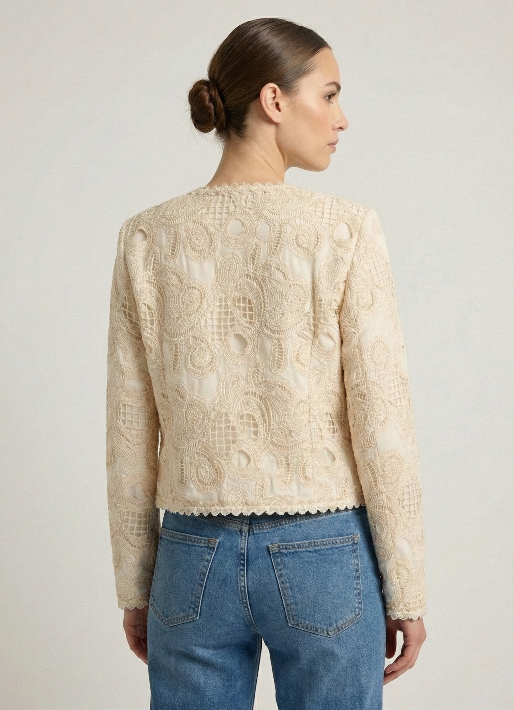 Ivory Lace Jacket
