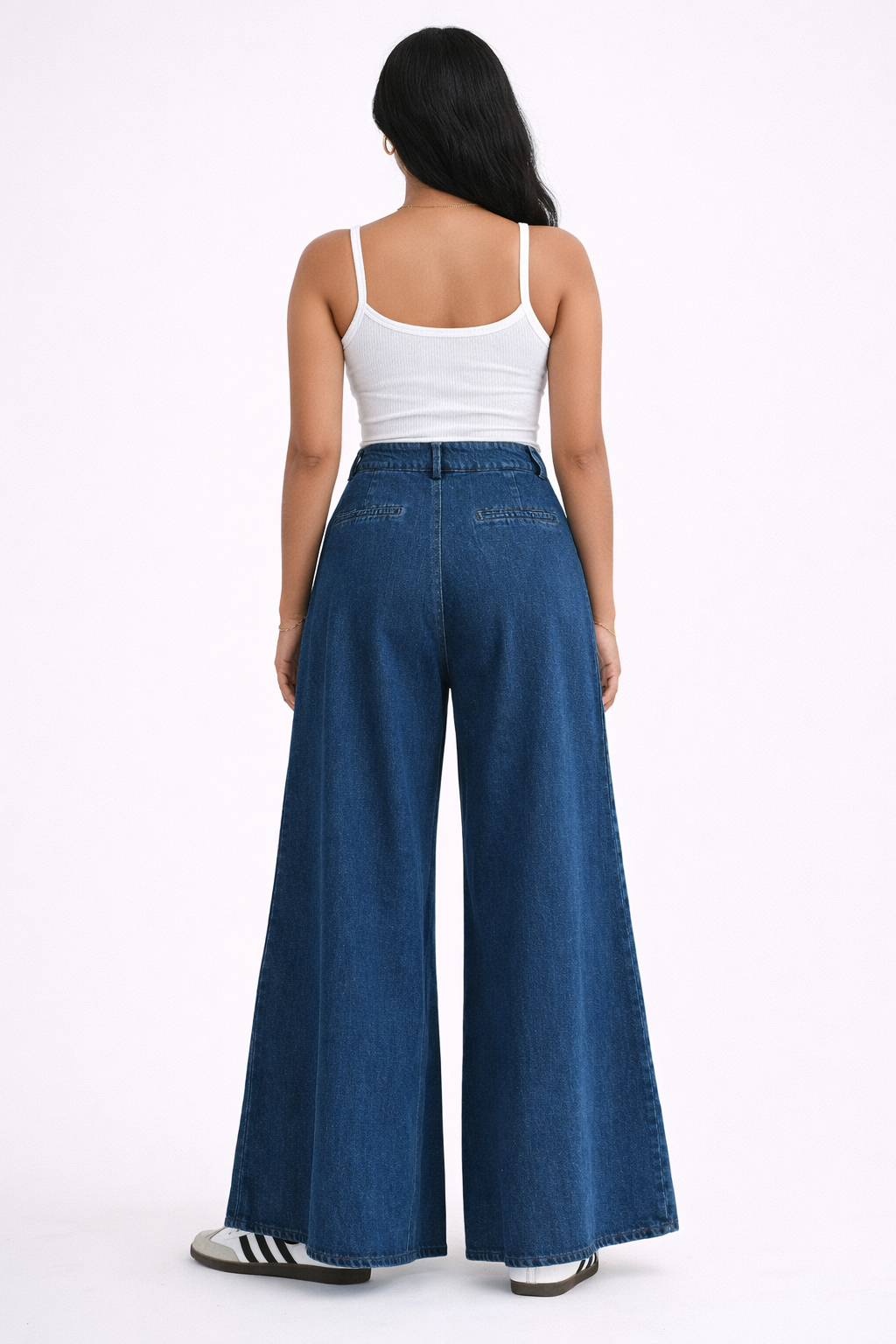 Elevated Denim Palazzo