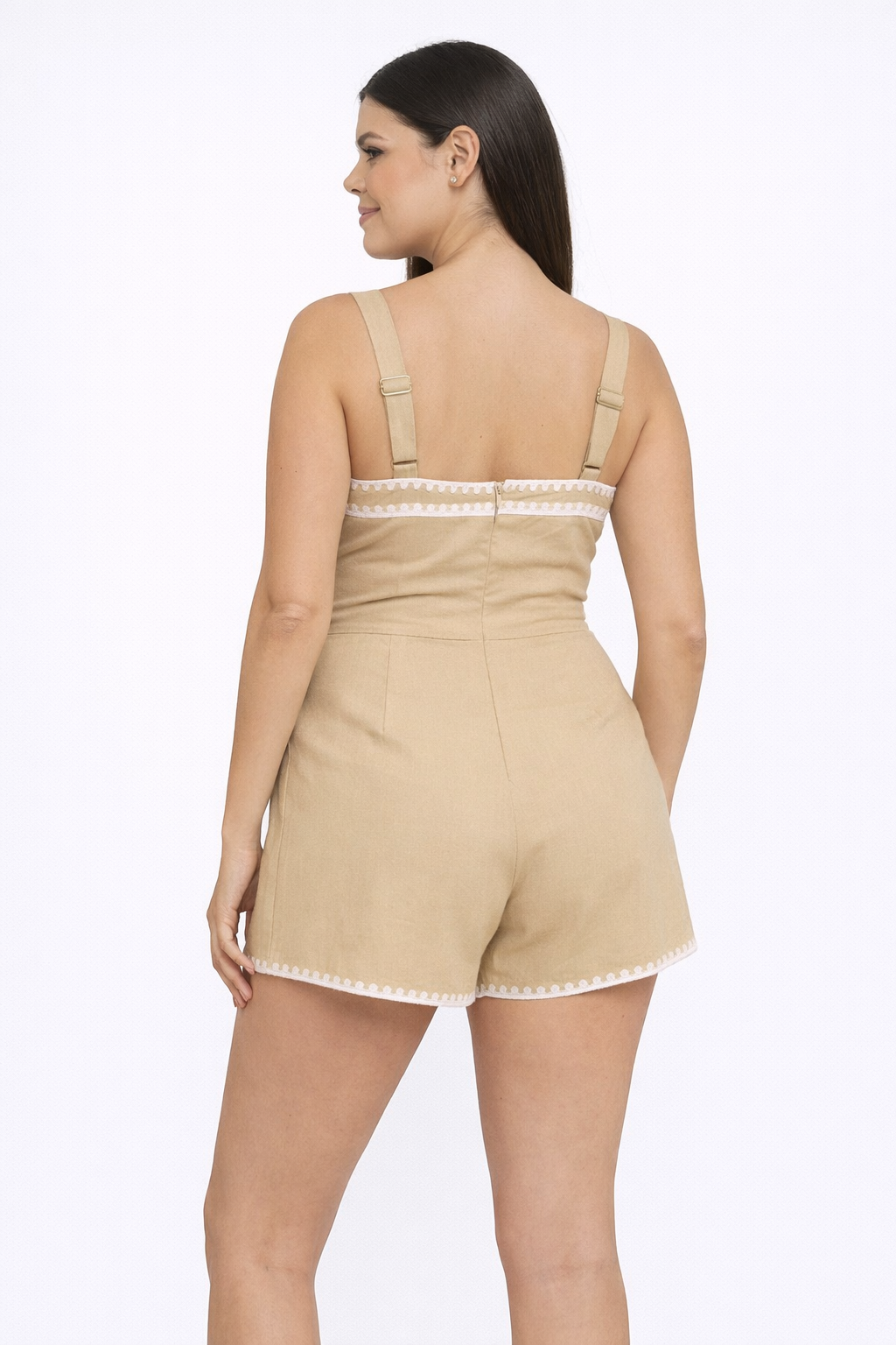 Solene Linen Romper